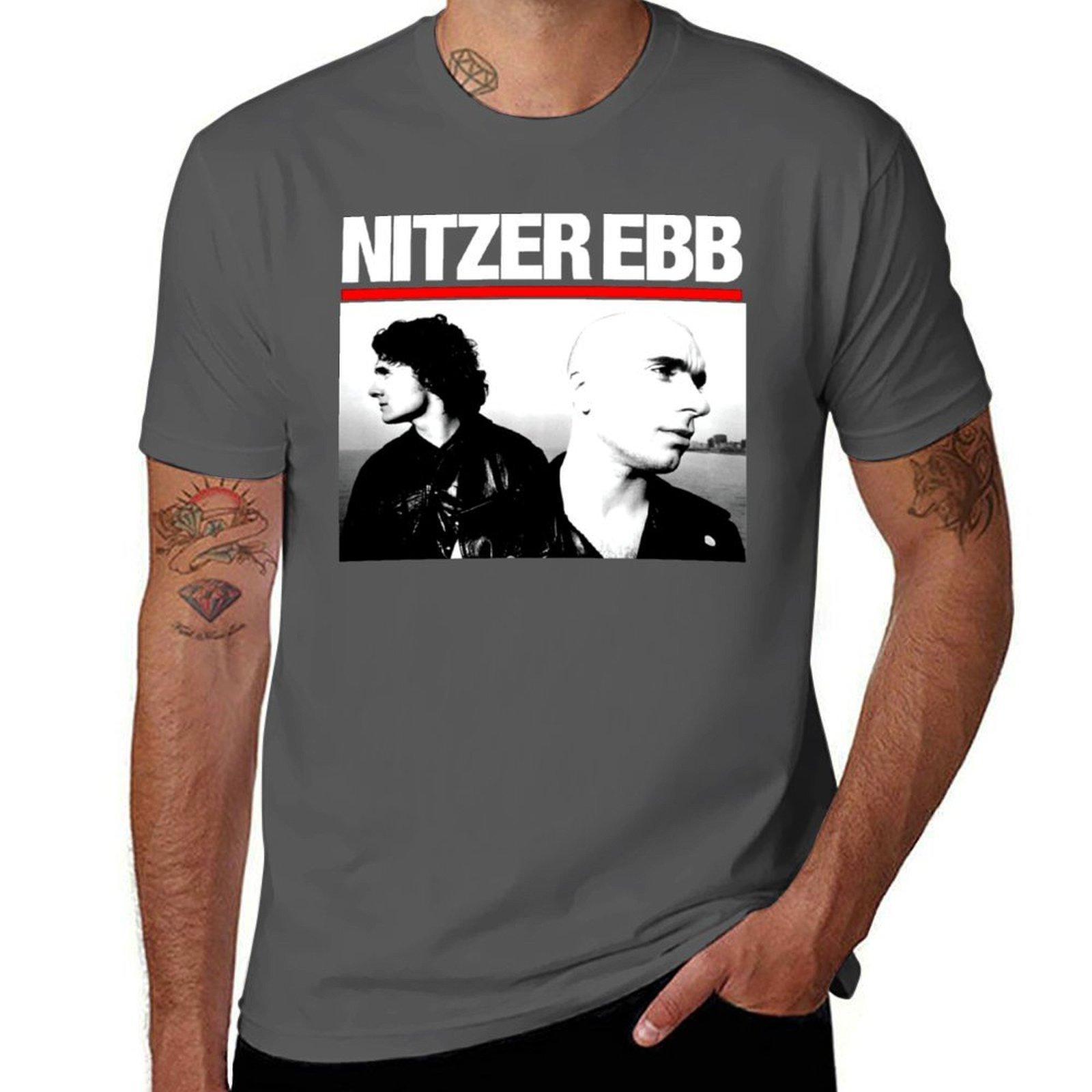 

Nitzer Ebb 11 T-Shirt t shirts designer t shirts for man graphic vintage T-Shirt 4XL
