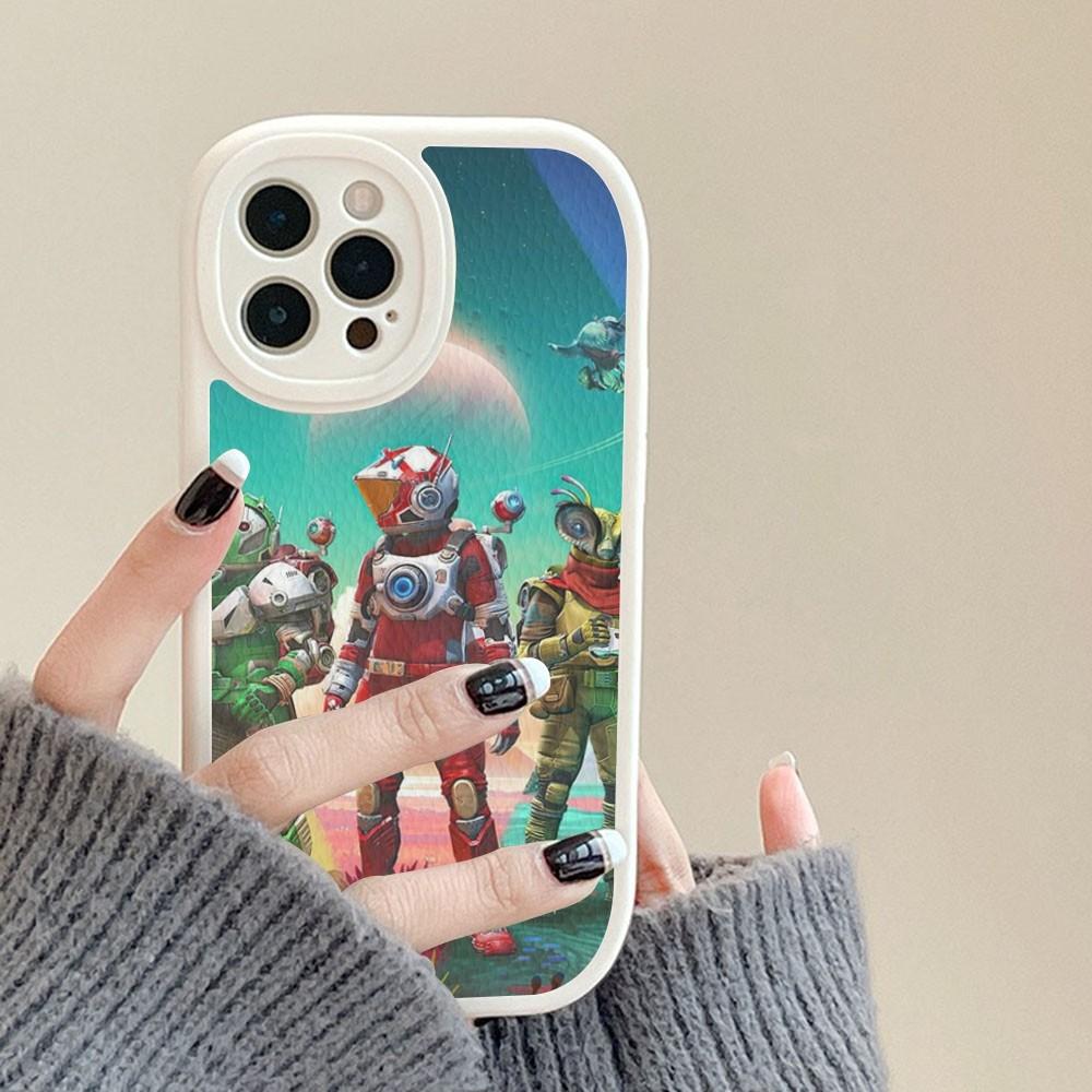

No-Man S-Sky Video Game Phone Case Hard Leather For IPhone 16 15 14 13 12 Mini 11 14 Pro Max Xs X Xr 7 8 Plus Fundas iPhone 15 plus