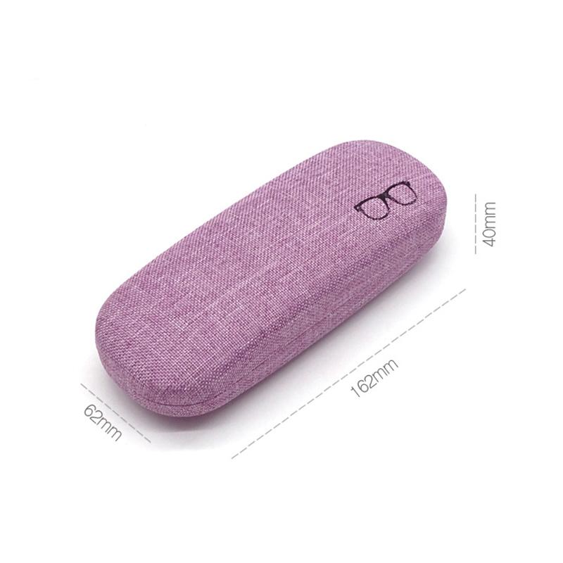 Fashion Glasses Case For Men Women Linen Cloth Eyeglass Cases Cover Hard Glasses Box Holder Eyewear Storage