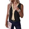 V-neck Sleeveless Casual Women’s Blouses & Shirts