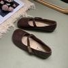 New spring women's outdoor shoes Round toe design Mary Jane shoes Ladies casual flat shoes Work boat shoes Large size