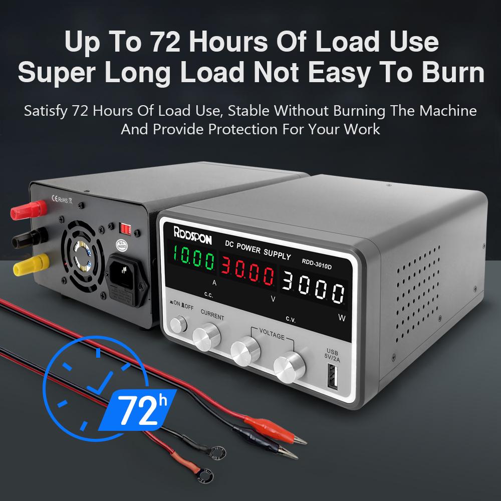 300W DC Regulated Lab Power Supply 30V 10A Adjustable Laboratory Voltage Regulator Stabilizer Bench Source Digit LED Display