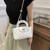 Chic Small Square Pu Bag For Women Fashionable For Spring Summer 2024 Daily Use