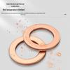 100pcs Red Copper Oil Seal Washer Set - Boxed Mechanical Flat Washers