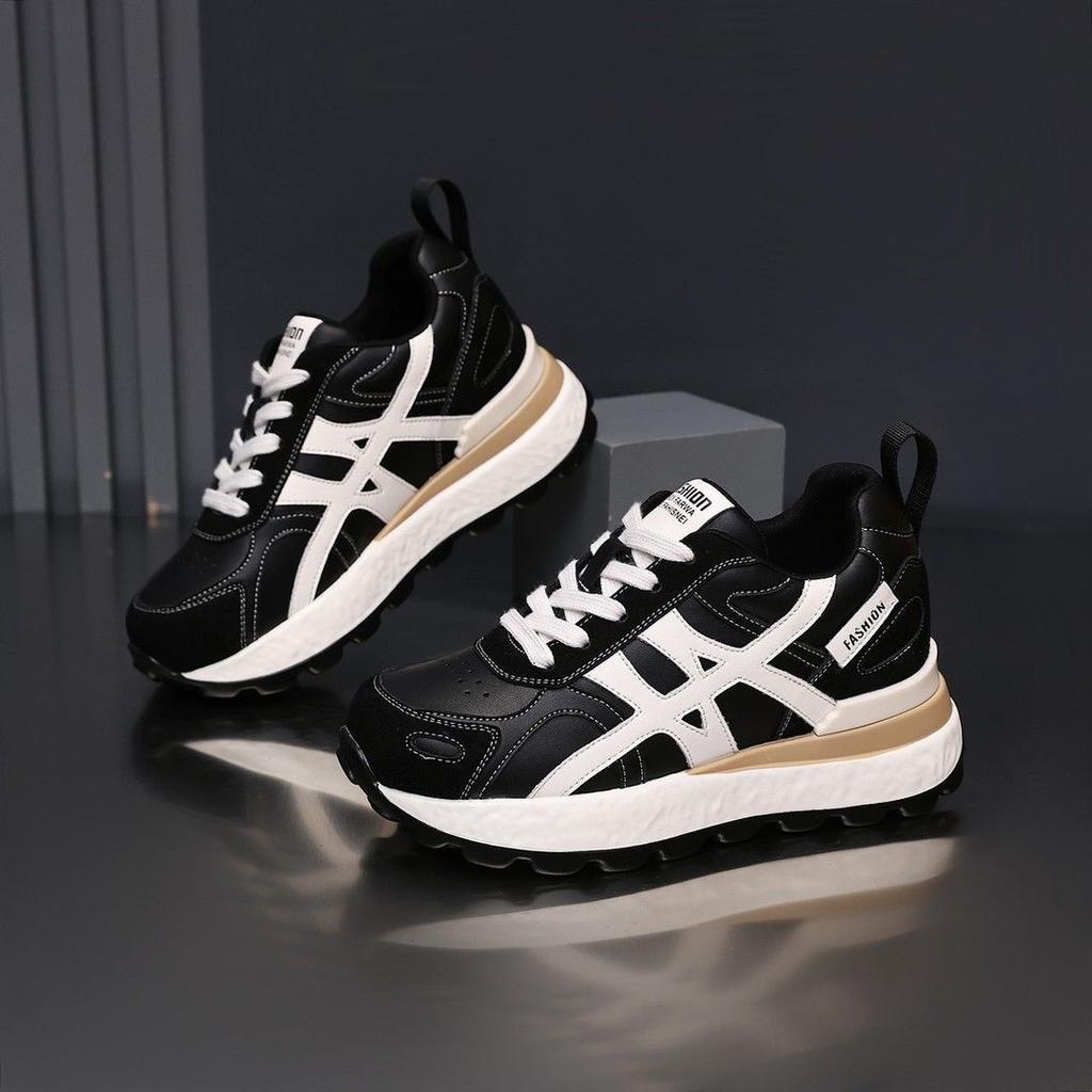 Daddy shoes 22 new autumn shoes thick-soled heightened lightweight soft-soled Forrest Gump casual sports shoes