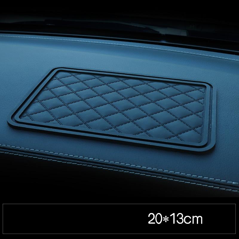 Car Anti-slip Pad, Car Ornament Car Feather Pad Car Interior Control Silicone Pad Car Decorative Diamondencrusted Pad NewProduct