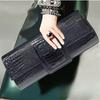 Ladies Vintage Large Capacity Alligator Pattern Commuter Clutch Bag