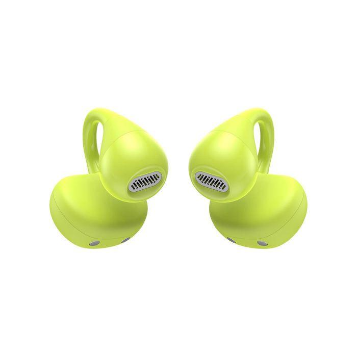 SPC Boost Clip – Écouteurs sans fil open-ear avec clip, ENC, 26h d’autonomie, Bluetooth, Fast Pair, IPX5, commandes tactiles, Vert