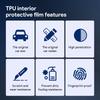 Car Interior TPU Protector Anti-scratch Film For Kia EV6 2022-2024 Auto Protective Transparent Anti-tear Stickers Accessories