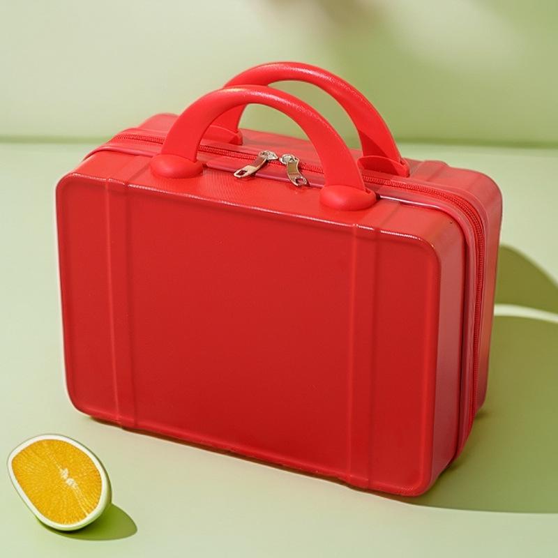 14-inch Mini Makeup Suitcase with Custom Logo and Password Lock красный