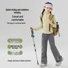 Moonkids Girls' Quick-Dry Long-Sleeve Sportswear Set