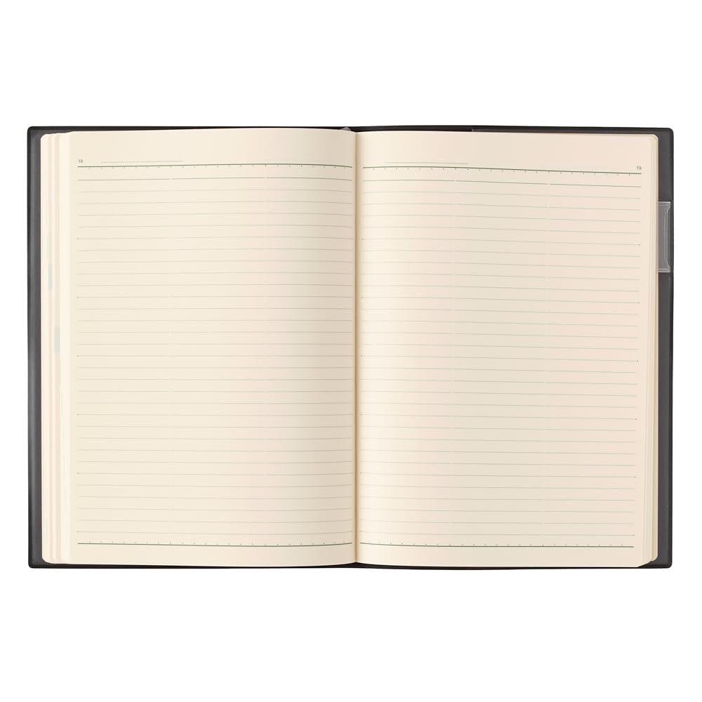 NOLTY 2026 A5 Weekly Monthly 6226 December Planner, Block, Black, (Starts 2025)