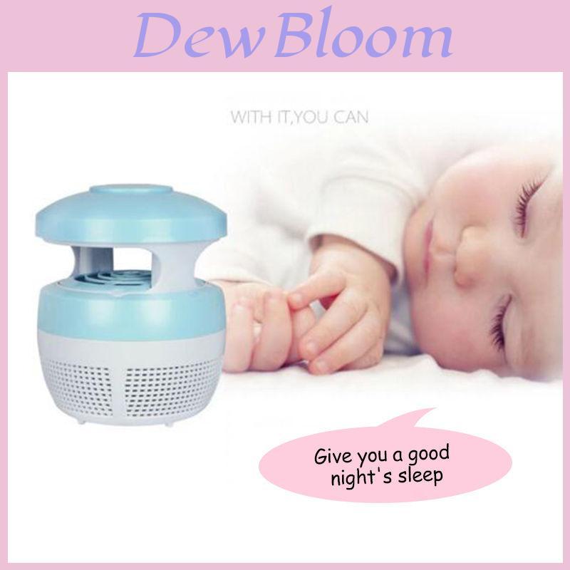 Mosquito Killer Lamp Usb Portable Insect Trap With Silent Operation Led Light For Home Bedroom Office Indoor
