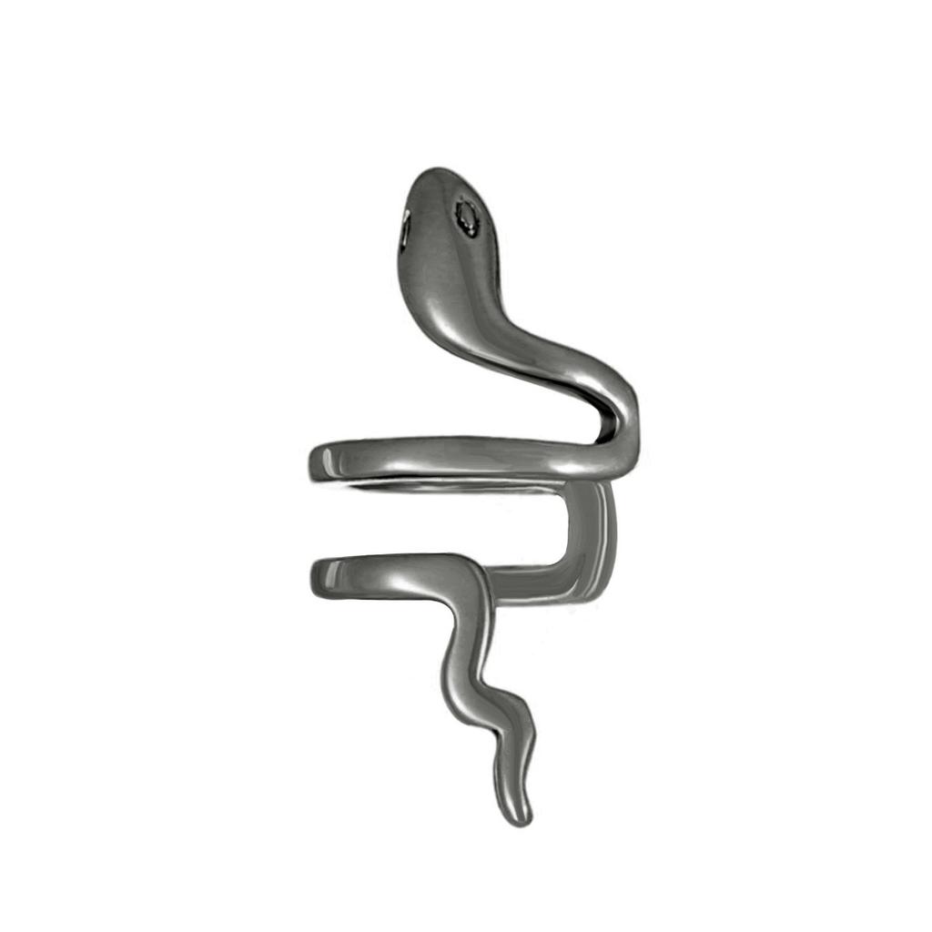Ins Minimalista Forma de Serpiente Ear Cuff Sin Perforación para Mujer Tendencia Único Pequeño Clip de Oreja de Serpiente Estilo Frío Uso Diario Fiesta Accesorio de Oreja Estético