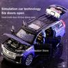 1/32 Model Samochodu ze Stopu Cadillac Escalade Wysoka Symulacja Odlewy Zabawka z Dźwiękiem i Światłem Pojazdy Pull Back Dekoracja Zabawki dla Dzieci