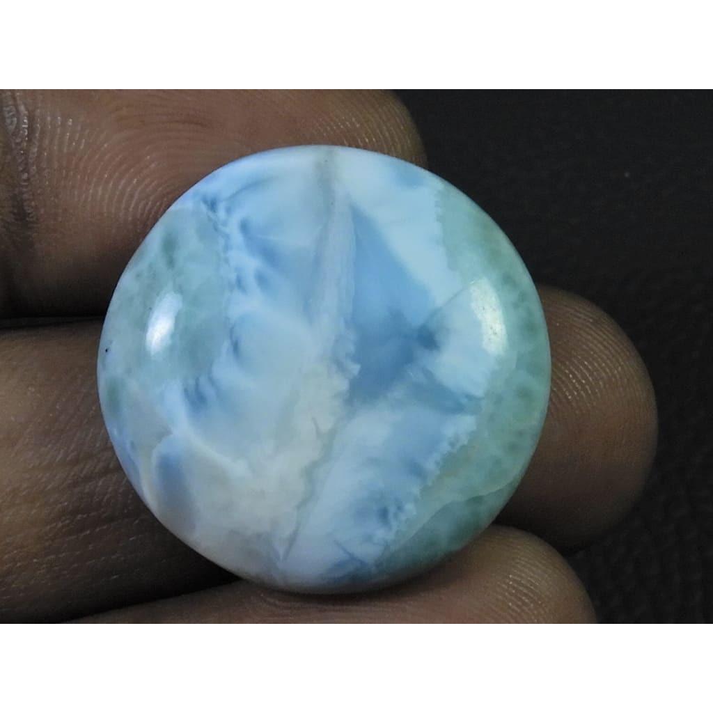 26X26X06 MM Natural Blue Larimar Pectolite Healing Crystal Gemstone 41Cts. C-614