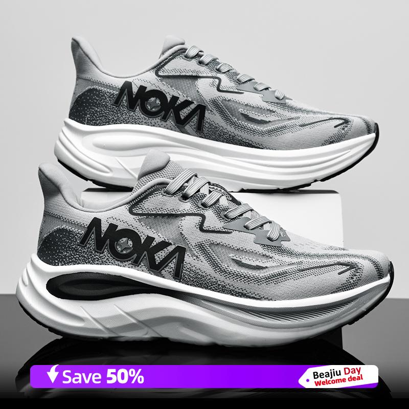 

Running Shoes Training Speciality Marathon Men Sports Breathable Lightweight Women s Comfortable Nonskid Leisure Sneakers 45 сірий