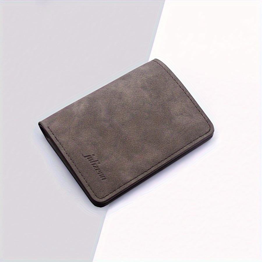 1pc Men's Vintage PU Leather Mini Wallet with Multi-Card Slots, Ultra-Thin Driver's License Holder