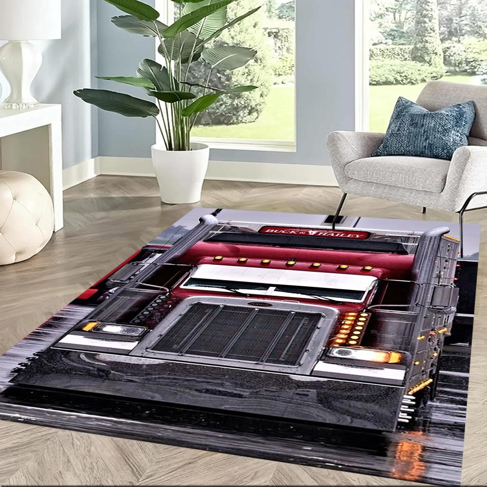 Kw Heavy Trucks Area Rug Perfect For Dormitory Foyer Dining Room Living Rooms Antislip Rug Office Home Decor