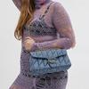 COACH Tabby Fabric Crossbody Bag, Shoulder Bag Medium Women's Indigo CR704-B4IN