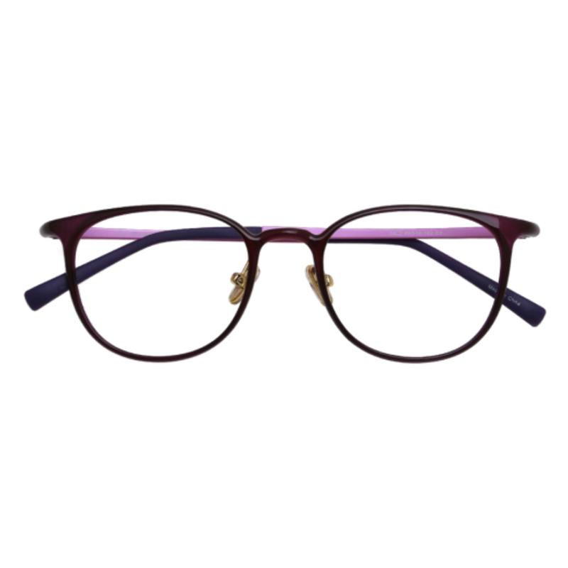 

aloeyewear [ALOXROUNZ] AR5002A C2 Ультралегкие фиолетовые квадратные очки из ультема NONE