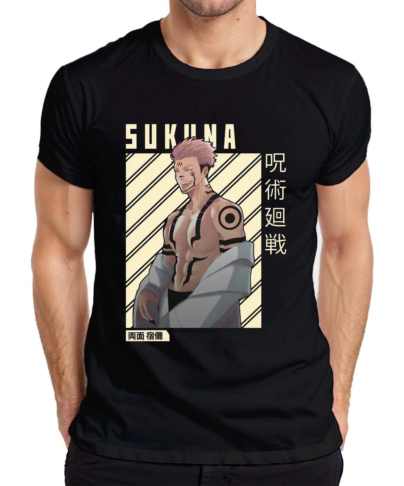 Sukuna Jujutsu Kaisen Ryomen Sukuna Anime Manga Otaku Geschenk Herren T-Shirt XXXL