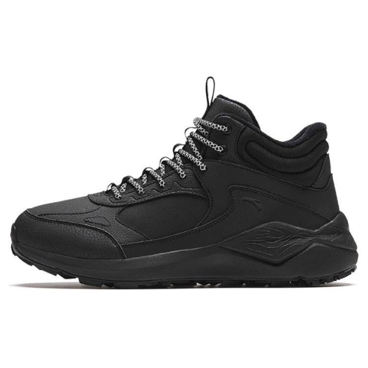 ANTA Mid Top Hiking Shoes Black Grey Men s 112348986-1 EU 40