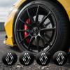 2026 Quente Para Calotas Renault 4 peças 56mm Calota Central de Roda de Carro Tampa de Aro Adesivos de Emblema Para Renault Megane 2 3 Twingo Clio Ta