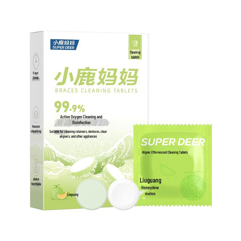 Xiaolu Mama Denture & Orthodontic Appliance Cleaner Tablets