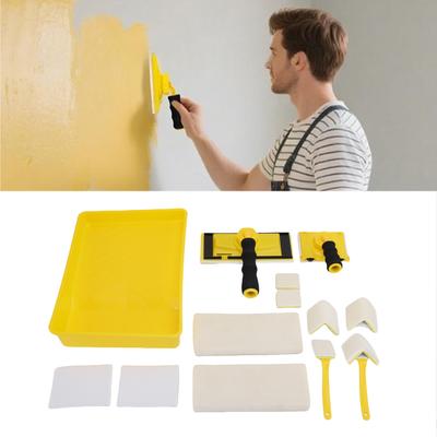 Kit d'outils de peinture à poignée rotative à 360 degrés Haute efficacité Outil de peinture pour Plafonds Coins