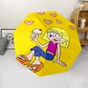 1pc Lizzie McGuire Y Sus Locuras1 Umbrella, Sun Protection, And UV Shielding. It Has Eight Sturdy Ribs for Outdoor Use And Perfect Gift