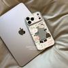 Cartoon puppy apple 17 mobile phone case all-inclusive lens iphone16 fashion cartoon anti-drop simple 15pormax