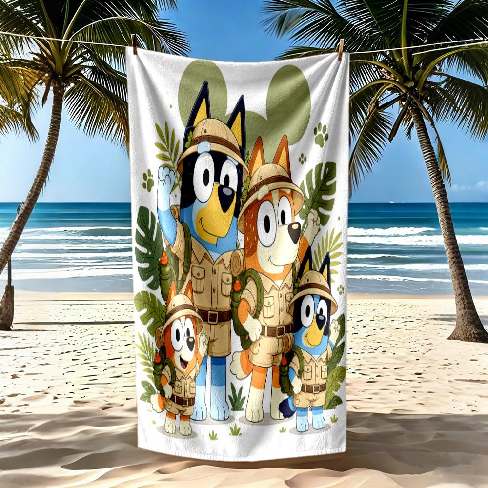 Bruy2 Beach Towel High Absorbency & Quick-Dry Comfortable Lightweight Suitable for Sports, Travel, Swimming, Yoga, Bathroom, Beach, And Pool
