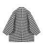 2024 Women's Mid-Length Warm Plaid Wool Coat