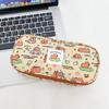 Cartoon Pattern Capybara Pencil Case Canvas Pen Box New Pencil Bag