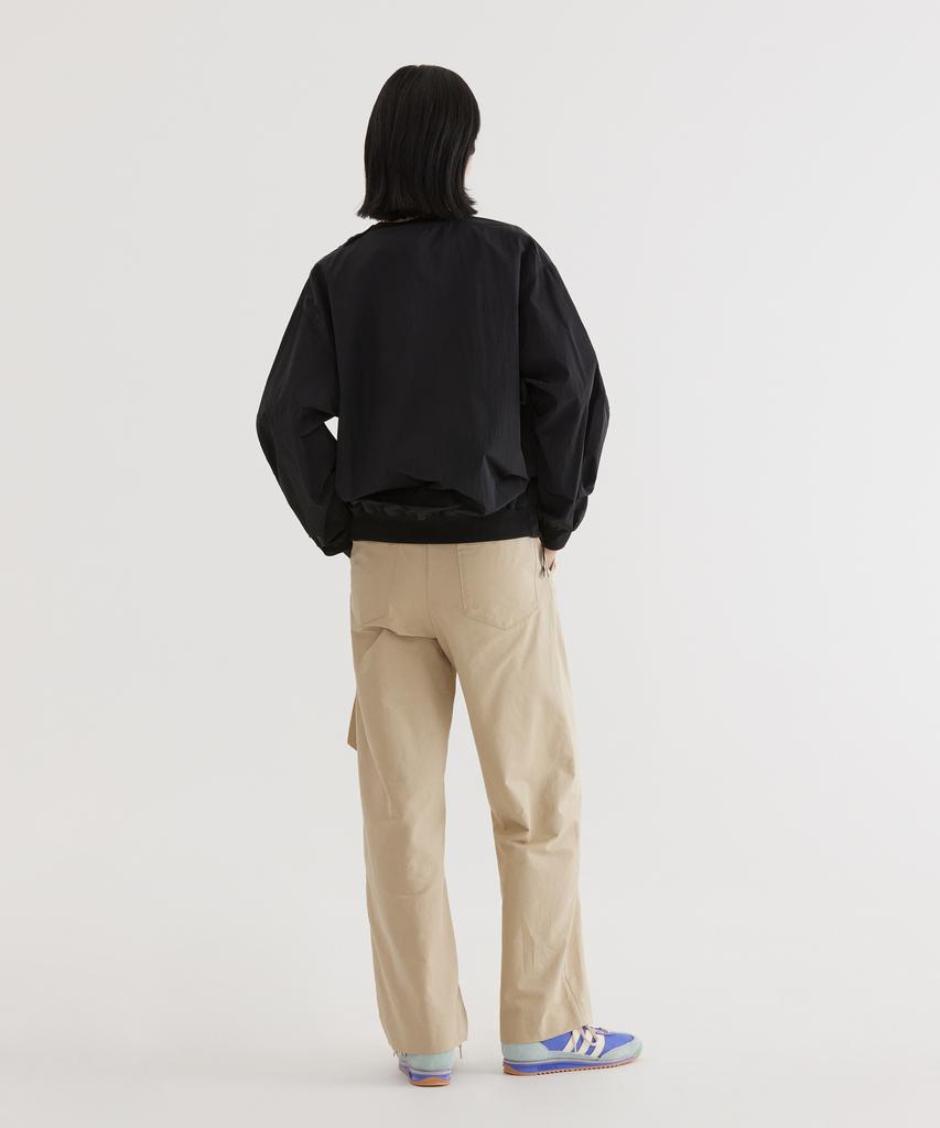 COVERNAT Woven Utility Sweatshirt Black