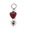 Acrylic Red Bow Keychain Circle Clip Purse Accessory Cute Bag Charm  New Year
