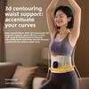 Waist Massager Full-Burning Abdomen Support Belt with Microcurrent Hot Compress Exercise and Sweat Inducing