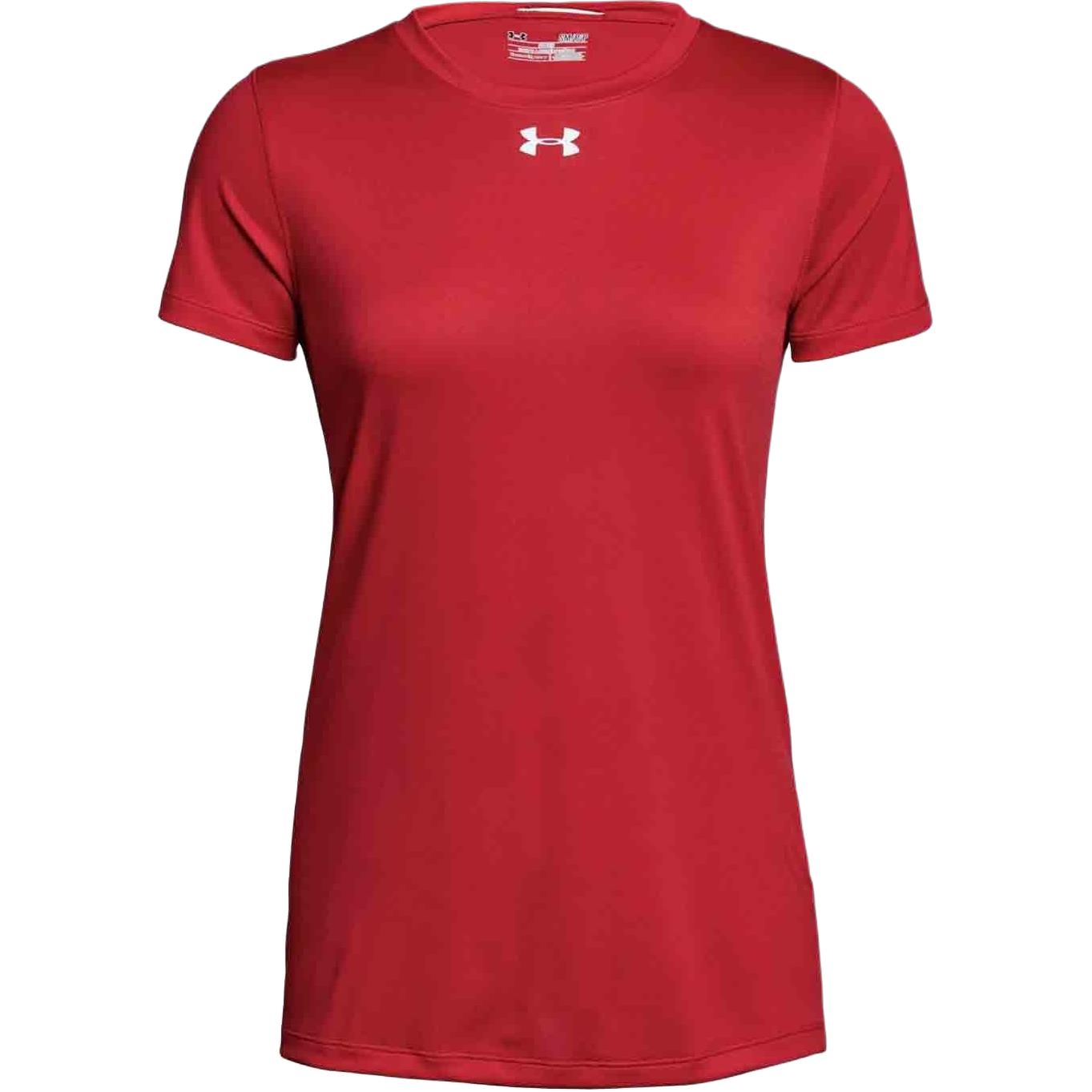 

Under Armour Locker 2.0 Tech Round Neck Fashion Versatile Short Sleeve T-Shirt Women Tops 1305510-600 XS