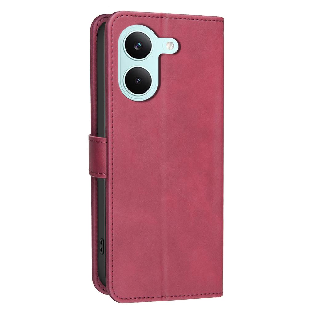 Wallet Case for Poco X8 Pro 5G - Leather/PU, Red