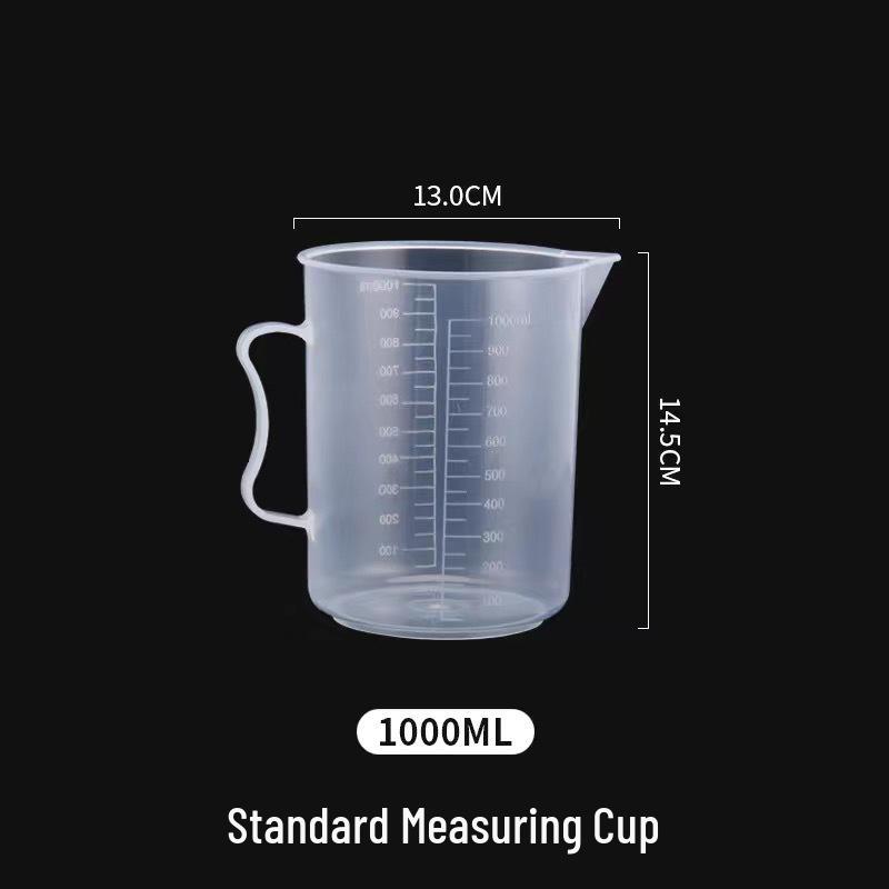Graduated Measuring Cup Set - 1000ml & 5000ml Cylinders for Milk Tea Shop Equipment