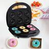 6 Holes Doughnut Making Machine Fully Automatic Breakfast Donut Machine  Baking Application