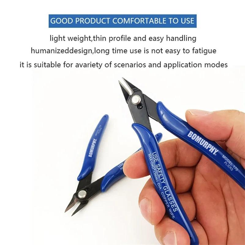 Hand Tools Pliers Multi Functional Tools Electrical Wire Cable Cutters Cutting Side Snips Flush Electronic Pliers