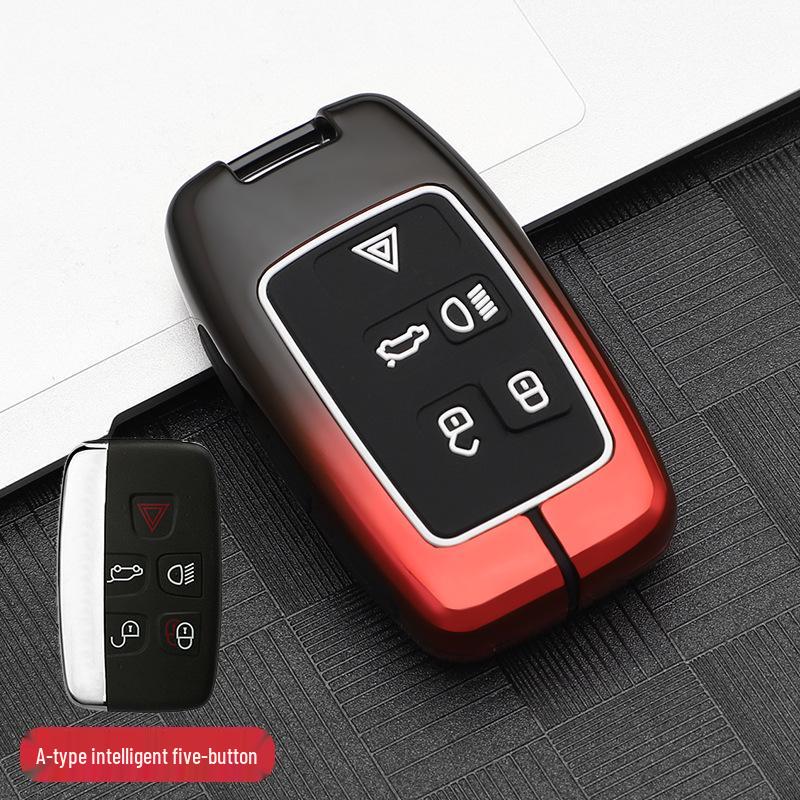 Premium Metal Protective Shell for Jaguar Key - Compatible with XFL/XEL/XJL/FPACE; High-End Men's Key Case with Buckle
