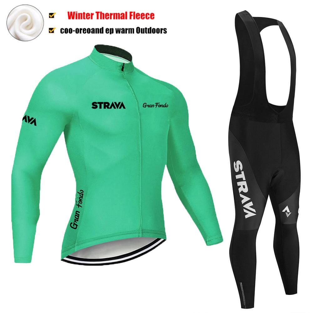 2026 Winter Fleece Warm Cycling Suit Set, Mountain Bike Cycling Suit Set Long Sleeve Men's Winter Cycling Pants Cycling Suit Fleece
