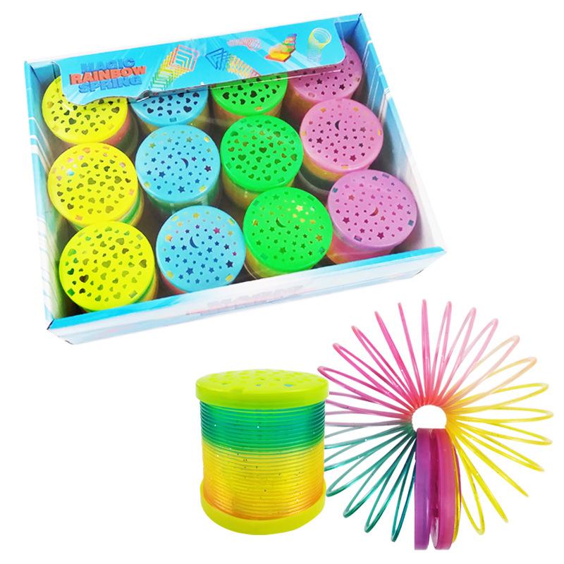 Magischer Sternenhimmel Projektion Regenbogenkreis, Blitz Stapelkreis, Leuchtender Regenbogenkreis, Kinderstand Heißes Spielzeug Großhandel