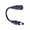 Tragbares 5,5x2,1mm Buchse auf 8,0x1,6mm/5,5x2,5mm Stecker/C13/M16/3-Pin Adapterkabel für Solar- und LED-Anwendungen 15cm