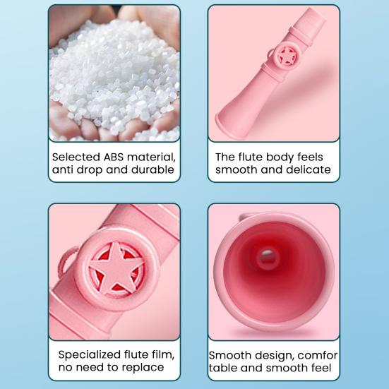 Plastic Kazoo with Lanyard for Kids Adults Easy To Learn Kazoo Flute Musical