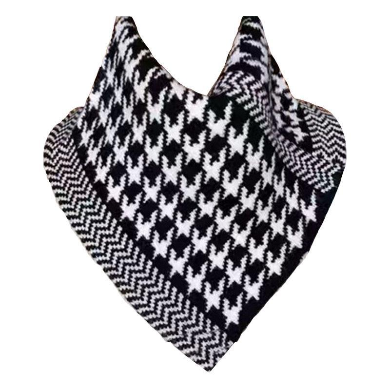 3 Pcs Autumn and Winter Triangle Versatile Fashion Neck Protection Windproof Warm Scarfs