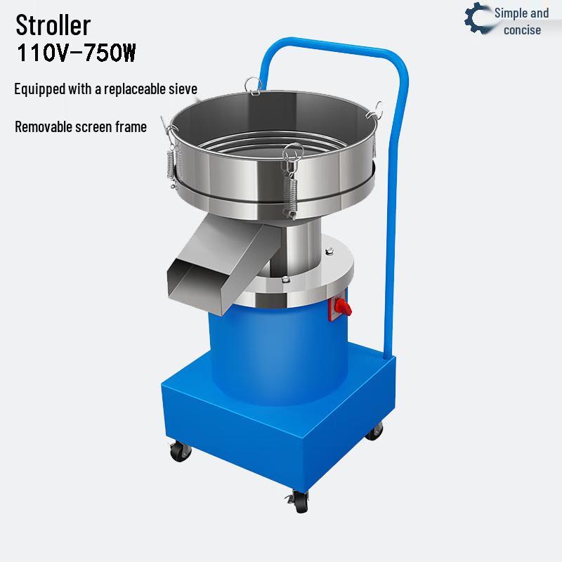 Compact Stainless Steel Electric Vibrating Sifter CN plug (adapter included)
